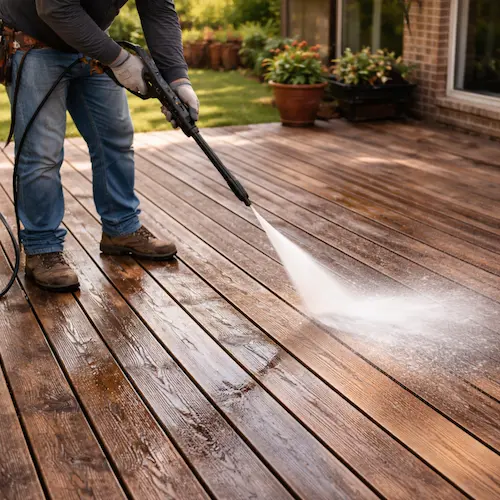 Pressure washing and deck cleaning in Waco TX